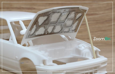 ズームオン ZD124 1/24 ホンダ シビック EF3 ボンネットフード ストラクチャー