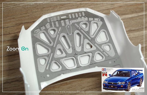 ズームオン ZD135 1/24 ニッサン GT-R R34 ボンネットフード ストラクチャー