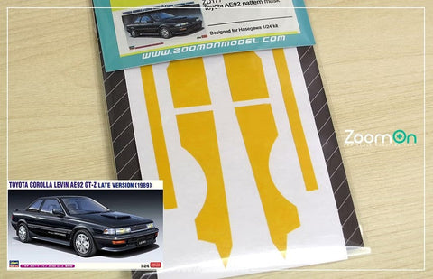 ズームオン ZD177 1/24 トヨタ AE92 パターンマスク