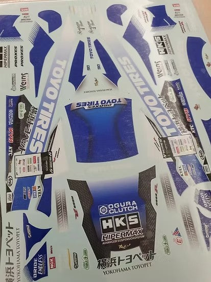 ズームオン ZD201 1/24 D1 チーム トーヨータイヤ トヨタ スープラ 2020(タミヤ用)デカール