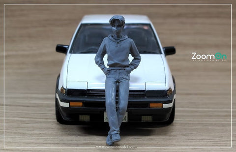 ズームオン ZF001 1/24 藤原拓海 (Fujiwara Takumi) フィギュア