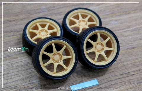 ズームオン ZR002 1/24 18インチ 無限 GP ホイールセット