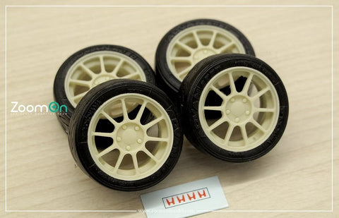 ズームオン ZR003 1/24 16インチ DC2 98 spec ホイールセット
