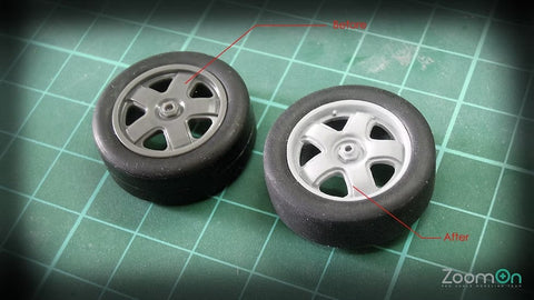 ズームオン ZR010 1/24 16インチ 無限 MR5 sports ホイールセット