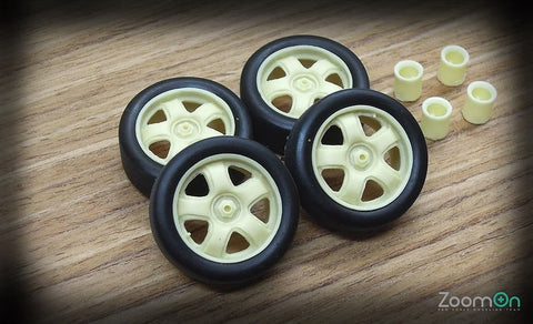 ズームオン ZR010 1/24 16インチ 無限 MR5 sports ホイールセット