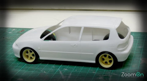 ズームオン ZR013 1/24 13-15インチ ストレッチタイヤ セット
