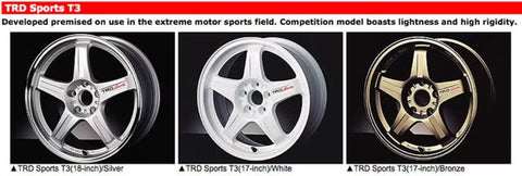 ズームオン ZR020 1/24 15インチ TRD T3 Sport ホイールセット