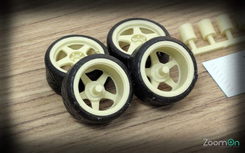 ズームオン ZR025 1/24 16インチ スプーンスポーツ ホイールセット