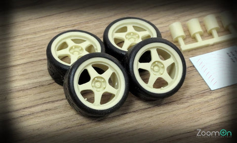 ズームオン ZR025 1/24 18インチ スプーンスポーツ ホイールセット