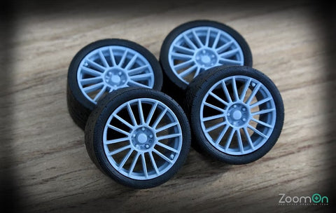 ズームオン ZR029 1/24 17インチ スプーン CR93 ホイールセット