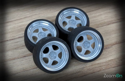 ズームオン ZR032 1/24 18インチ ワーク マイスター s1 ホイールセット