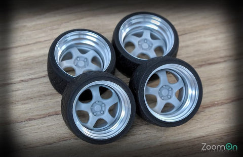 ズームオン ZR033 1/24 18インチ ワーク マイスター s1 2P ホイールセット