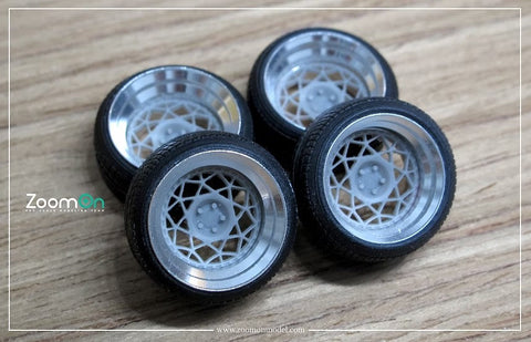 ズームオン ZR036 1/24 15インチ Rotiform DSC ホイールセット