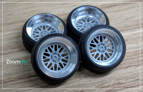 ズームオン ZR038 1/24 15インチ ワーク マイスター M1 ホイールセット