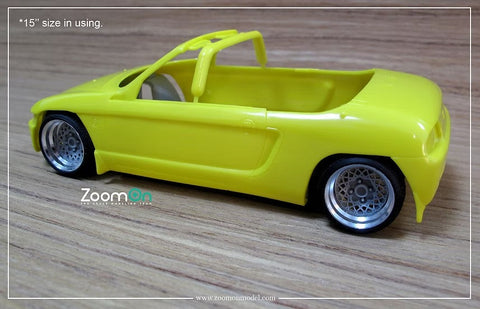 ズームオン ZR042 1/24 15インチ エンケイ アパッチ IV ホイールセット