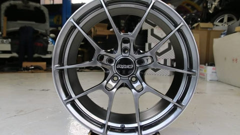 ズームオン ZR049 1/24 17インチ レイズ ボルク レーシングG025 ホイールセット