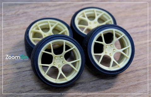 ズームオン ZR053 1/24 18インチ BC Forged RS41 ホイールセット