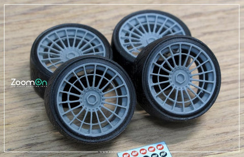 ズームオン ZR054 1/24 16インチ Rotiform LAS-R ホイールセット