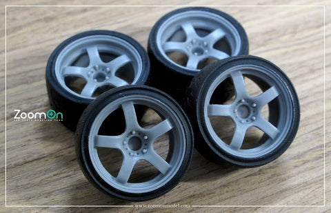 ズームオン ZR067 1/24 17インチ プロドライブ GC-05N ホイールセット