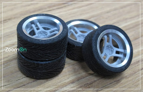 ズームオン ZR068 1/24 20インチ アドバン スーパー レーシングv2 ホイールセット