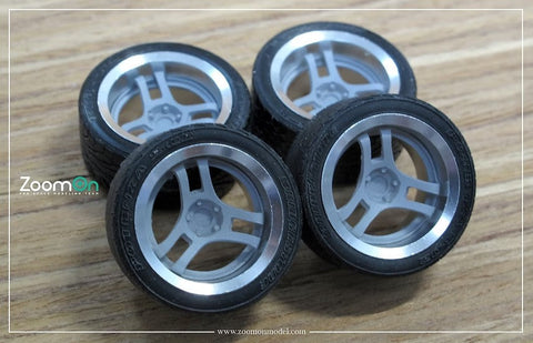 ズームオン ZR068 1/24 20インチ アドバン スーパー レーシングv2 ホイールセット