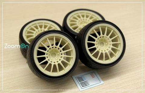 ズームオン ZR078 1/24 17インチ エンケイスポーツ RC-T5 ホイールセット