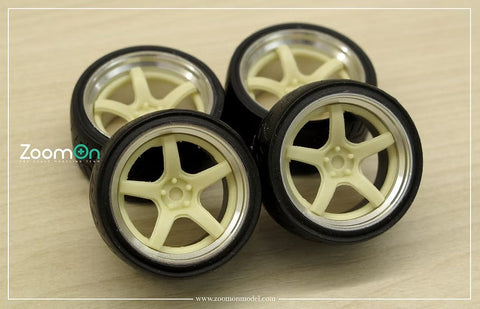 ズームオン ZR079 1/24 18インチ ワーク エモーション T5R 2P ホイールセット