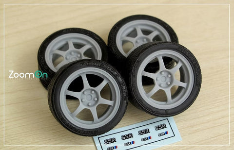 ズームオン ZR083 1/24 15インチ SSR タイプC ホイールセット