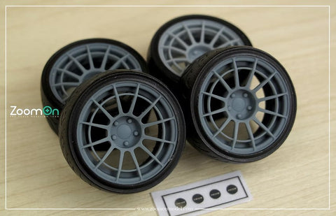 ズームオン ZR085 1/24 18インチ エンケイ NT03RR ホイールセット
