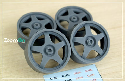 ズームオン ZR095 1/24 18インチ OZ レーシング ホイール (アウディ A4 BTCC用)