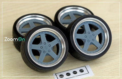 ズームオン ZR099 1/24 17インチ ワーク エクイップ 05 ホイールセット