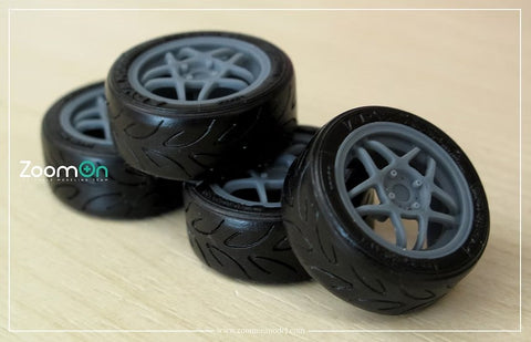 ズームオン ZR100 1/24 16インチ SSR RF-PRO ホイールセット