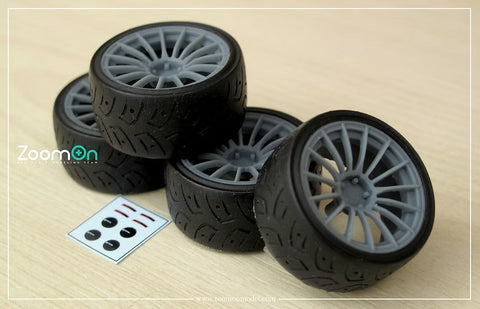 ズームオン ZR104 1/24 19インチ エンケイ RS05RR ホイールセット