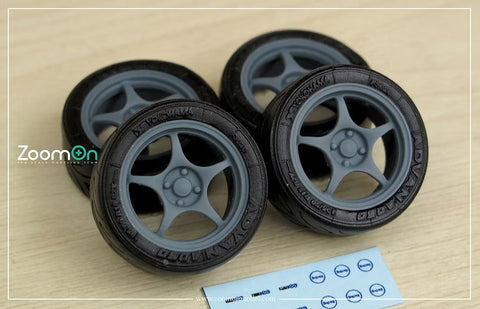 ズームオン ZR105 1/24 15インチ エンケイ RP01 ホイールセット