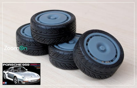 ズームオン ZR115-17 1/24 17インチ ポルシェ 959 ホイールセット