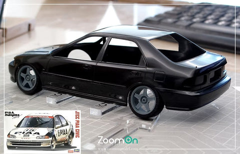 ズームオン ZR118 1/24 17インチ 旭テック EG JTCC ホイールセット