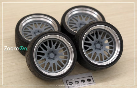 ズームオン ZR120 1/24 18インチ XXR 531 ホイールセット