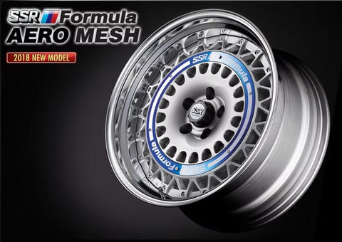 ズームオン ZR131 1/24 19インチ SSR フォーミュラエアロメッシュ ホイールセット