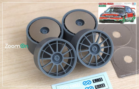 ズームオン ZR134 1/24 18インチ エンケイNT03 カストロール アコード JTCC 1997 ホイールセット