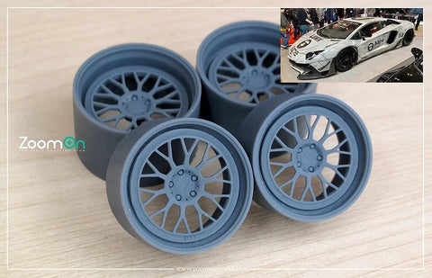 ズームオン ZR142 1/24 20インチ LB LD-12 リムセット