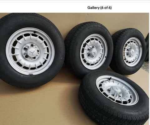 ズームオン ZR151 1/24 14'' メルセデスベンツ クラシック OEM 79-84' リムセット(タミヤ用)