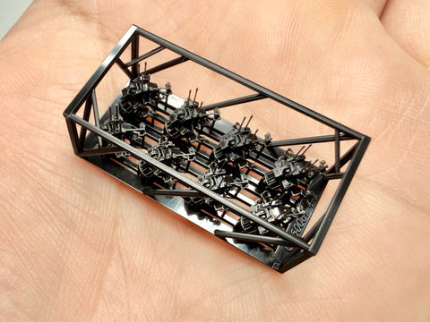 MUYIモデル G350061 1/350 ドイツ海軍ティルピッツ兵器群A