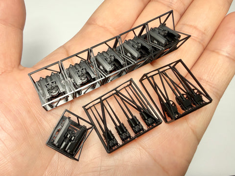 MUYIモデル G350117 1/350 ドイツ海軍シャルンホルスト (1943) 兵器グループ B