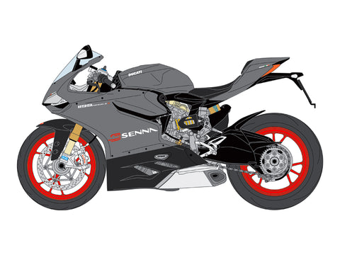 ブルースタッフ BS 12-003 1/12 ドゥカティ 1199 パニガーレS " セナ" タミヤ14129用 デカール