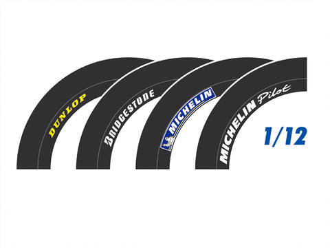 ブルースタッフ BS 12-008 1/12 MOTO GP タイヤマーキング 1/12タミヤ用