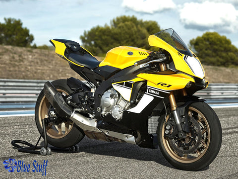 ブルースタッフ BS 12-015 1/12 ヤマハ YZF-R1 60周年記念 - 1/12デカール タミヤ14133用