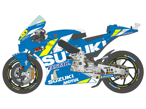 ブルースタッフ BS 12-034 1/12 スズキ GSX-RR 2019 / Test 2020 - 1/12デカール タミヤ14139用