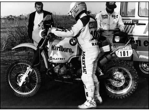ブルースタッフ BS 12-047 1/12 BMW R80 G/S パリ・ダカール・ラリー 1985 / パイロット - 1/12デカール タミヤ14056用