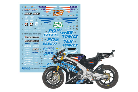 ブルースタッフ BS 12-054 1/12 ホンダ RCV Aspar アメリカ GP 2015 / ニッキー・ヘイデン - E. Laverty - 1/12デカール タミヤ14130用