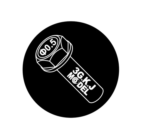 カレドモデル S003 0.5mm 六角フランジねじ 20本入り/箱